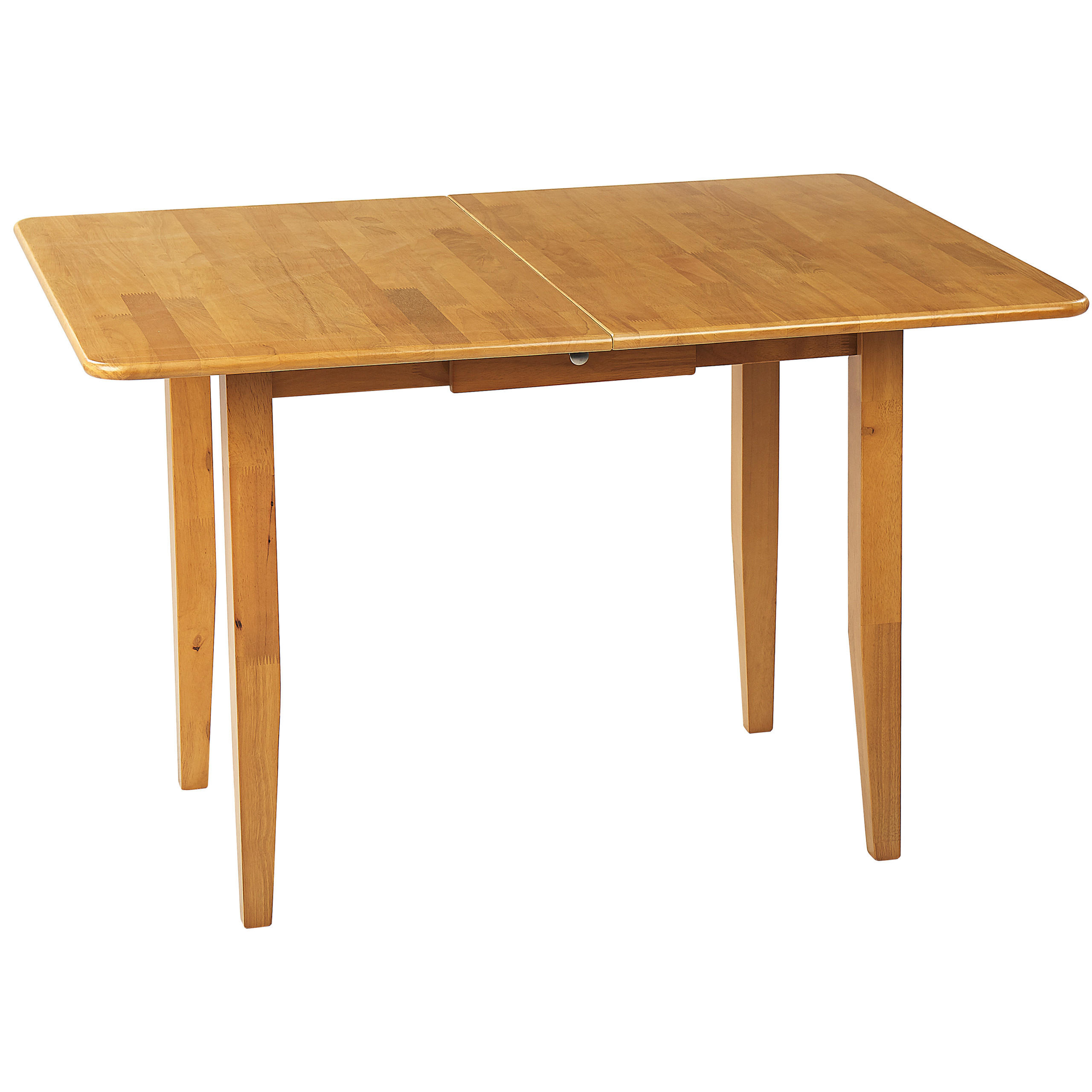 ESSTISCH 90-120/90/76 cm Hellbraun Rechteckig Masela - Hellbraun, Holz (90/120/76cm) - Beliani