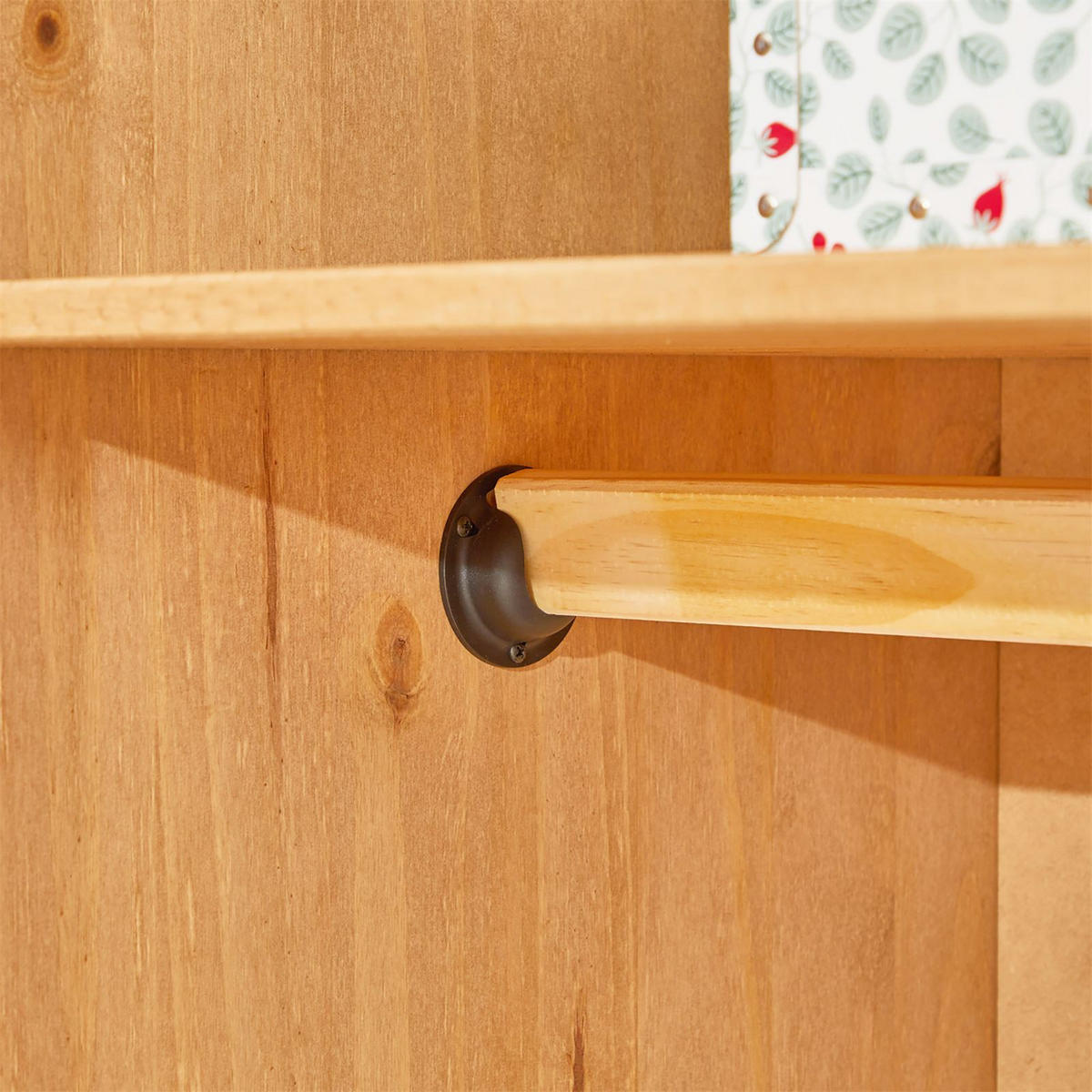 KLEIDERSCHRANK SALSA - Braun, Holz (103/188/57cm) - CARO-Möbel