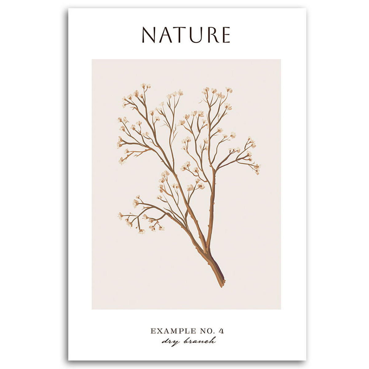 KUNSTDRUCK Beige 40/60 cm - Beige, Textil (40/60cm) - KUNSTLOFT