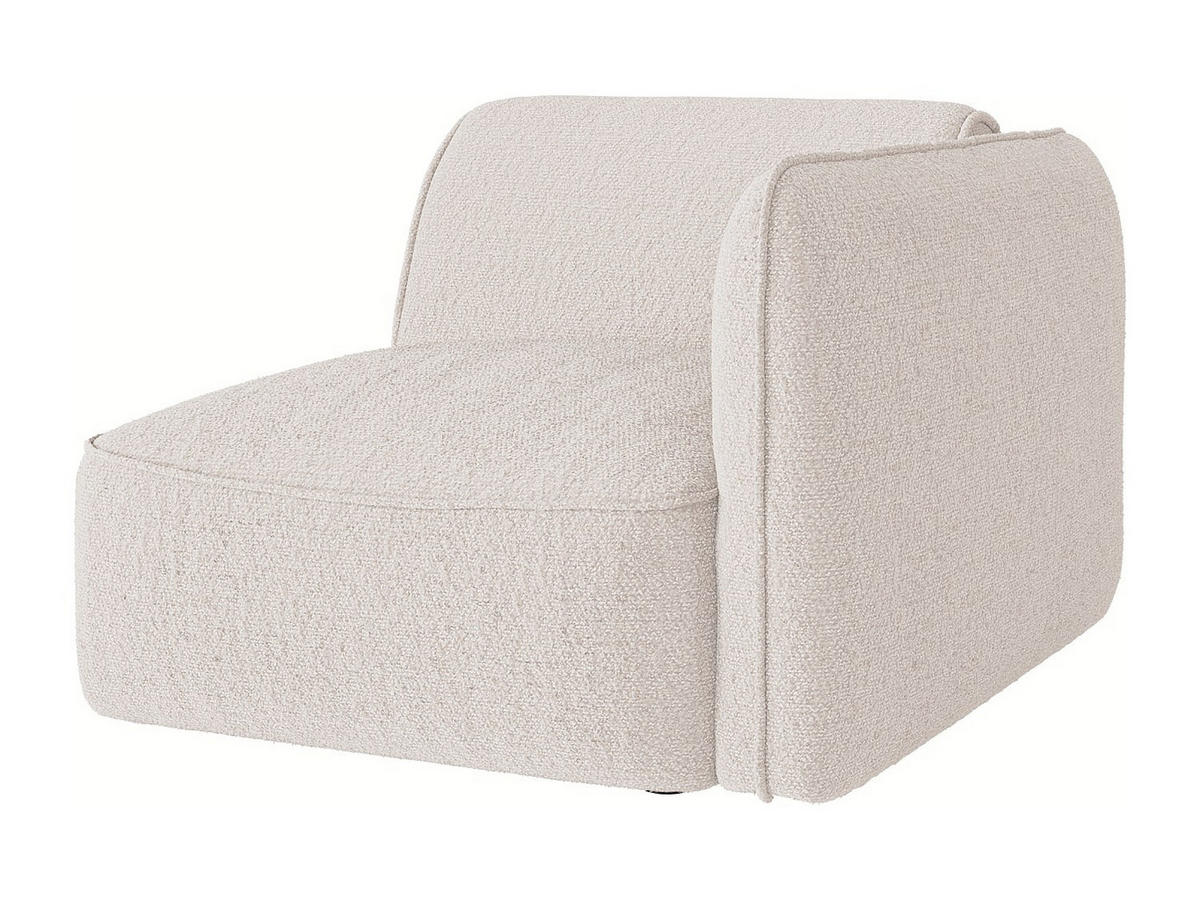 SESSEL mit gerader Rückenlehne - 1 Person - stoff - beige Camilio - Beige, Textil (98/74/97cm) - Vente-Unique