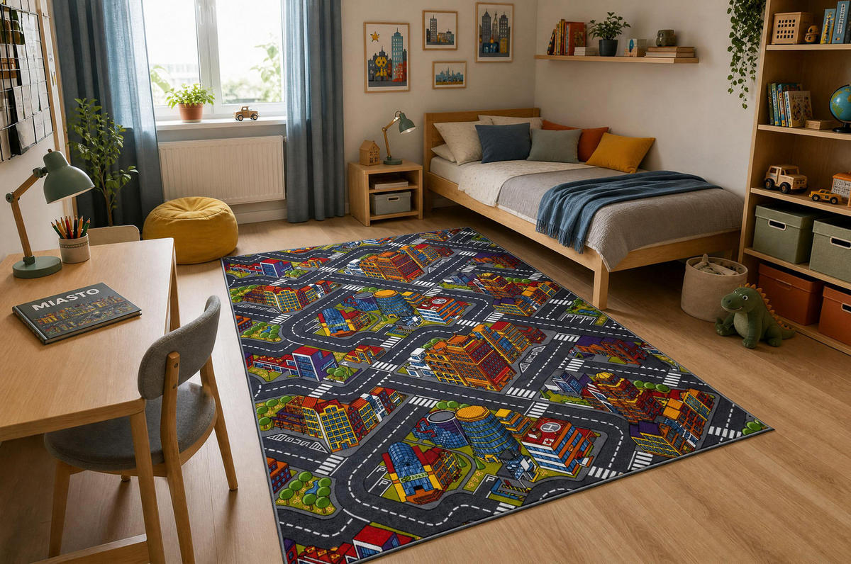 TEPPICH STRAßEN BIG 250/300 cm - Grau, Textil (250/300cm) - rugsX