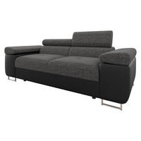 SOFA Torezio 2 - Dunkelgrau, Holz/Textil (198/90/102cm) - MIRJAN24