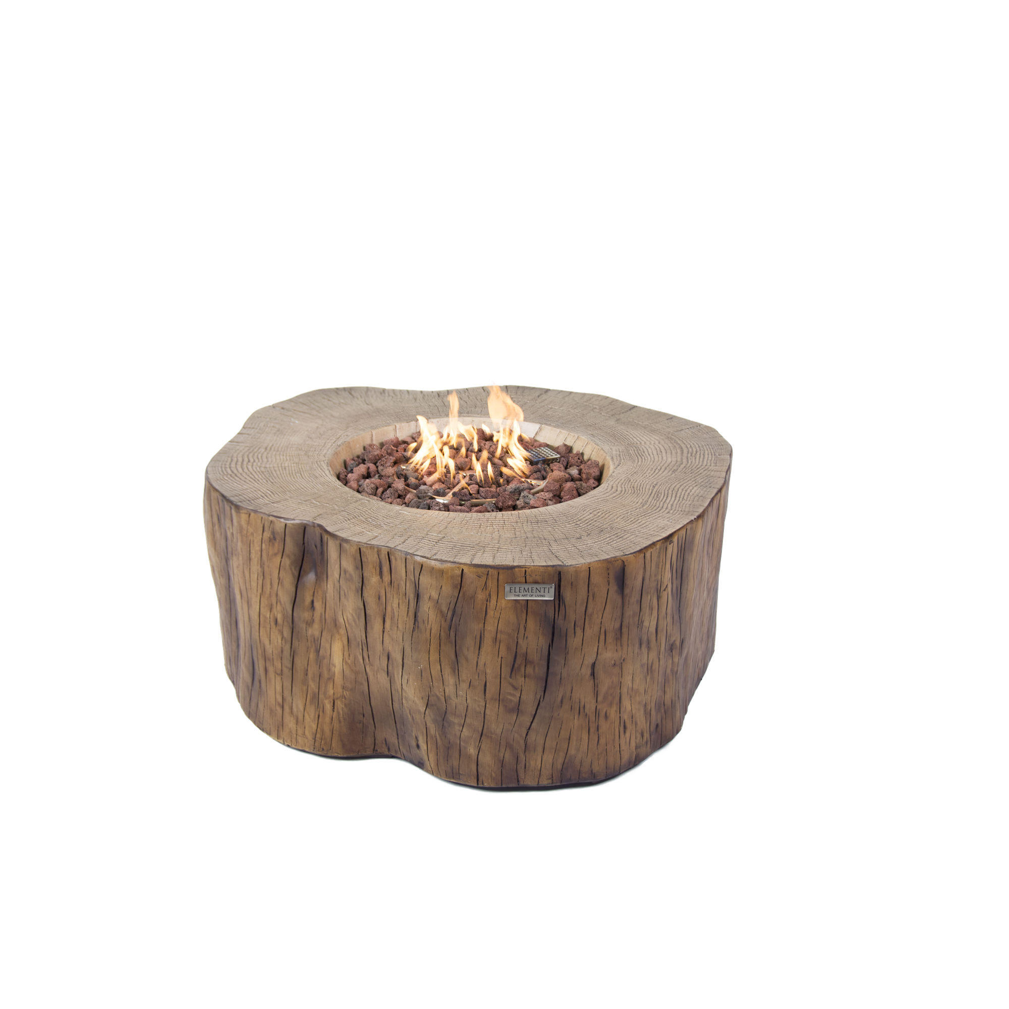 Elementi Feuertisch Rotbraun 100x43x106 cm
