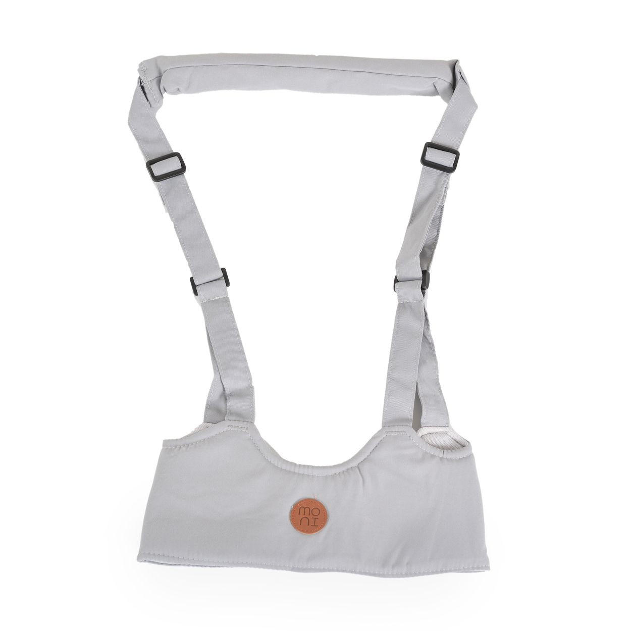 LAUFLERNHILFE Walky BW001 hellgrau Laufleine, Laufhilfe, Sicherheitsgurt verstellbar - Grau, Textil (20/3/30cm) - Moni