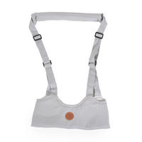 LAUFLERNHILFE Walky BW001 hellgrau Laufleine, Laufhilfe, Sicherheitsgurt verstellbar - Grau, Textil (20/3/30cm) - Moni