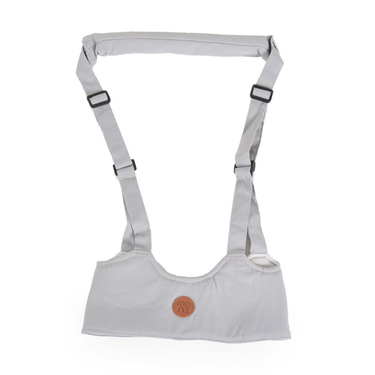 LAUFLERNHILFE Walky BW001 hellgrau Laufleine, Laufhilfe, Sicherheitsgurt verstellbar - Grau, Textil (20/3/30cm) - Moni