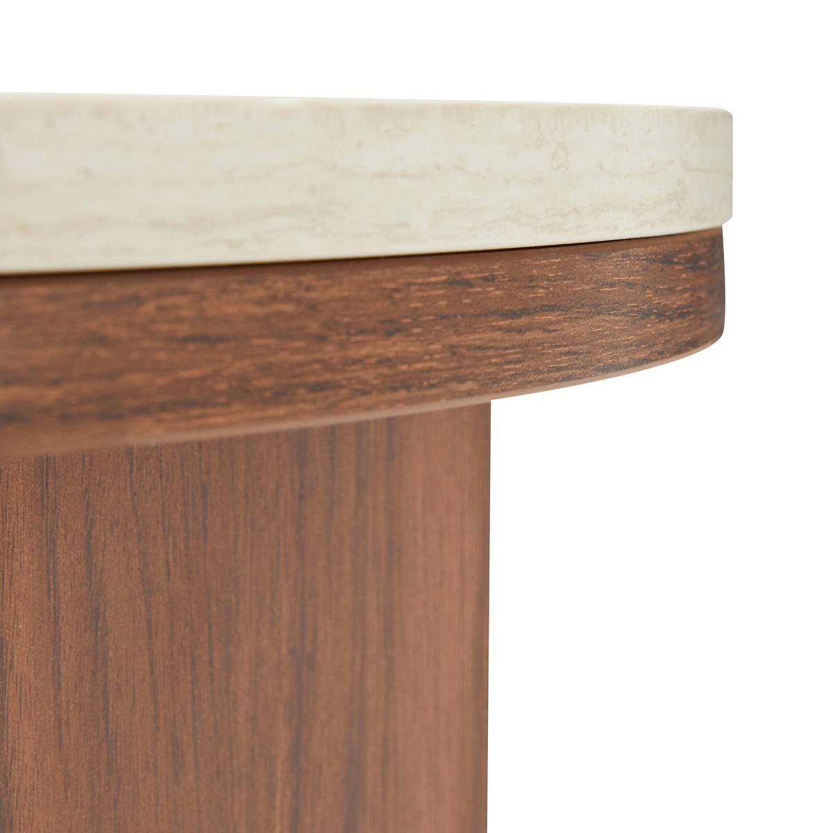 COUCHTISCH, dunkles Holz - Braun, Holz (50/50/45cm) - Oviala