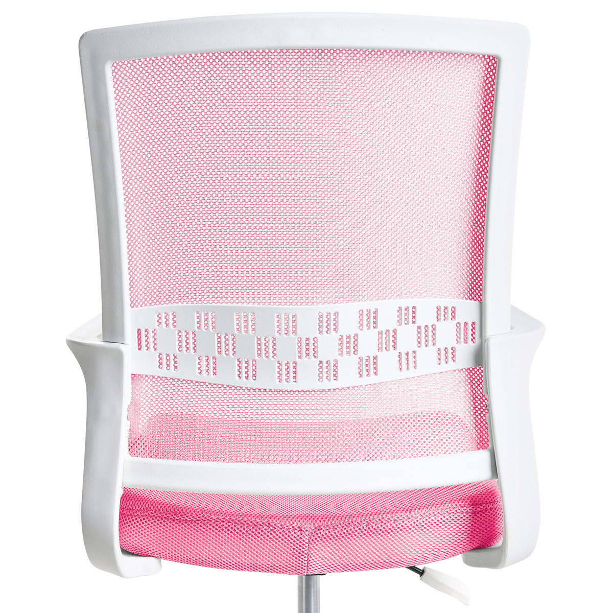 BÜROSTUHL Rosa Ease - Pink, Textil (54/94/54cm) - Beliani