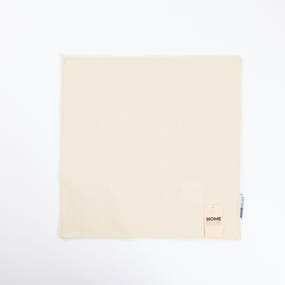 KISSENBEZUG CHARM - Beige, mit Kissenfüllung - Beige, Kunststoff (50/50cm) - Home Deluxe