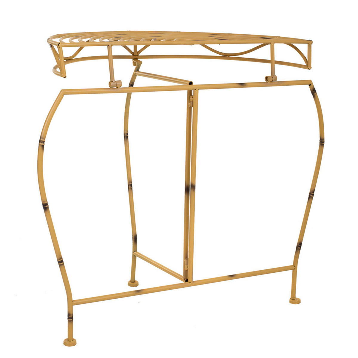 KONSOLENTISCH, gelb, 75x37cm - Gelb, Metall (37/75/75cm) - Wanderlust