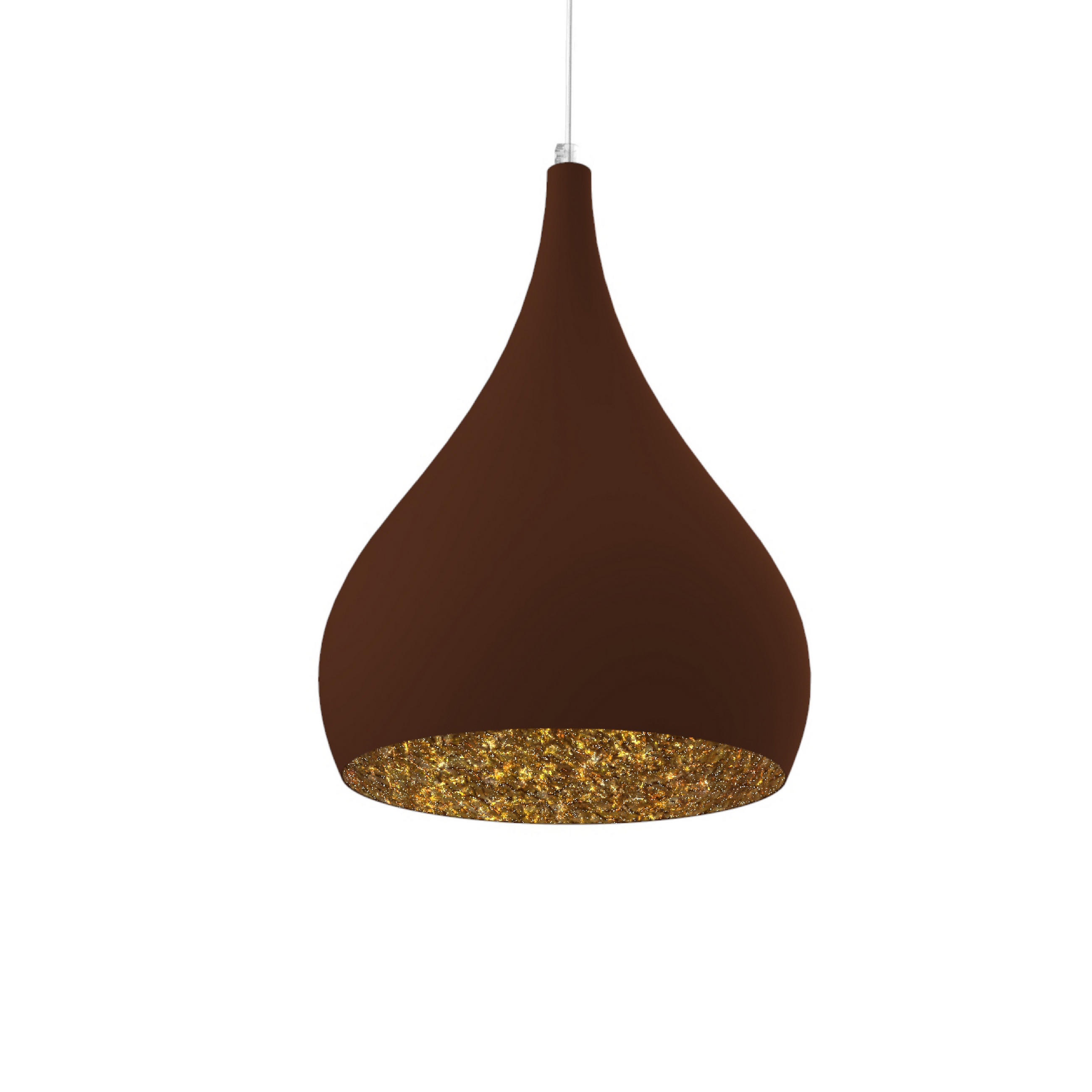 Lumicom Hängeleuchte Gold 25x20x25 cm