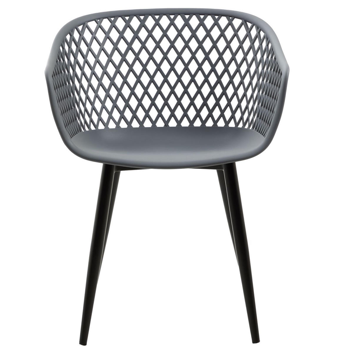 ESSZIMMERSTUHL MEDEIRA 4ER-SET - Anthrazit, Textil (61/80/57cm) - IDIMEX