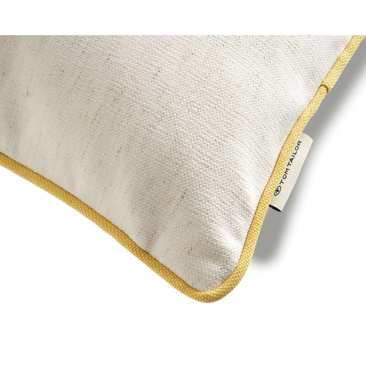 ZIERKISSENHÜLLE LEMONS - Gelb, Textil (38/38cm) - Tom Tailor