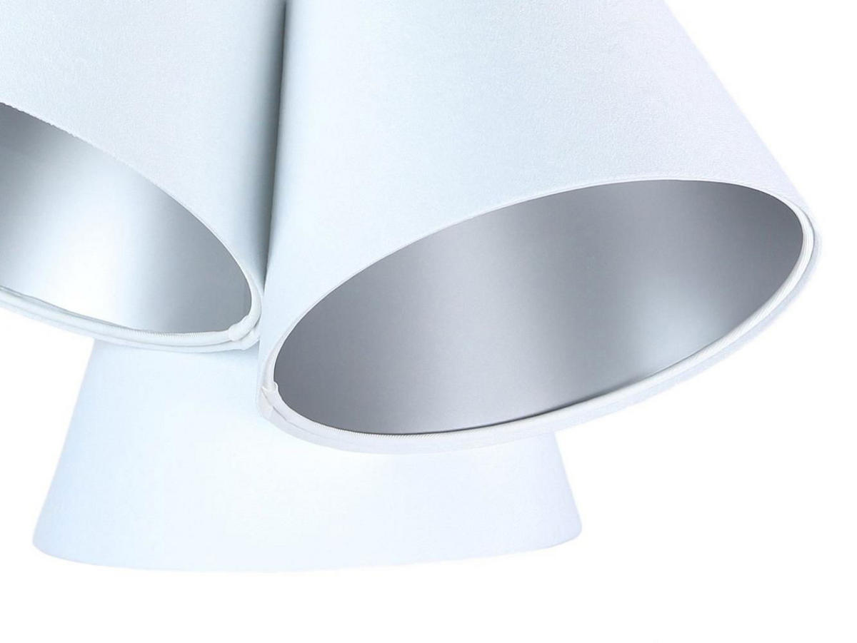 HÄNGELEUCHTE Silber 26/19 cm - Silberfarben, Kunststoff (26/0.8/19cm) - ONZENO