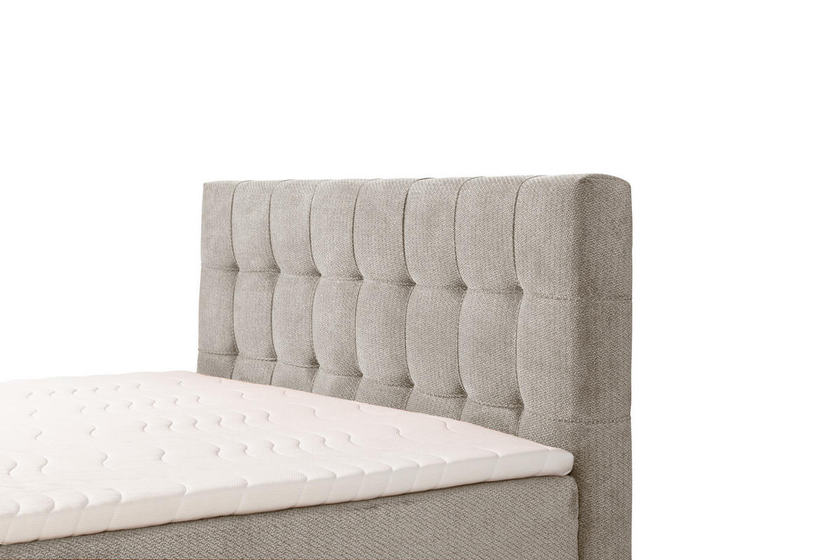 BOXSPRINGBETT IMPERIAL mit Topper und Bettkasten, Beige, 180x200 cm - Beige, Textil (180/200cm) - KS Home Concept
