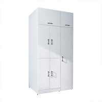 WASCHMASCHINENSCHRANK DORA-II 115cm Breit, 230cm Hoch - Weiß, Holzwerkstoff (115/230/73.8cm)