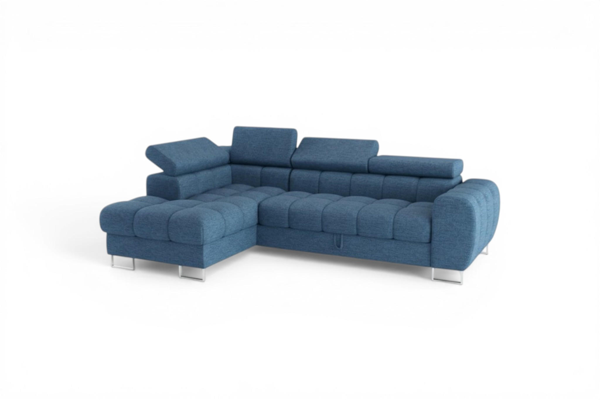 Fun Möbel Ecksofa Blau 260x170 cm