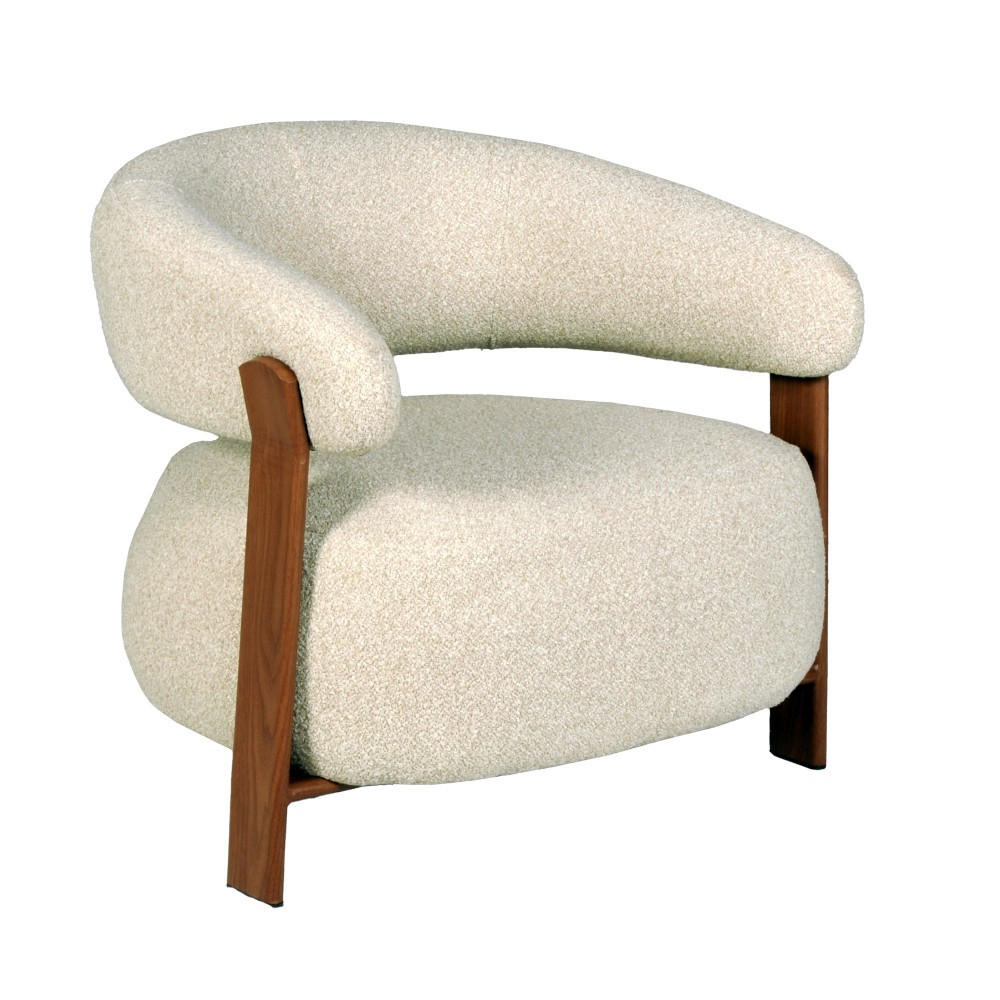 LOUNGE-SESSEL BYRON, Beige - Beige, Textil (72/68/77cm) - Weber Industries