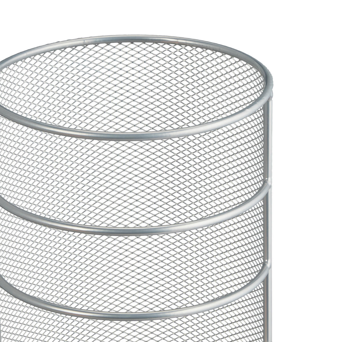 REGENSCHIRMSTÄNDER - Silberfarben, Metall (16/44/16cm) - Relaxdays