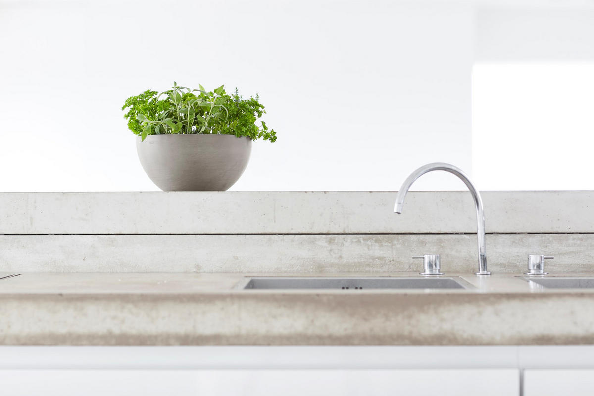 BLUMENTOPF Brussels 25/12 cm Taupe - Taupe, Kunststoff (25/12cm) - Ecopots