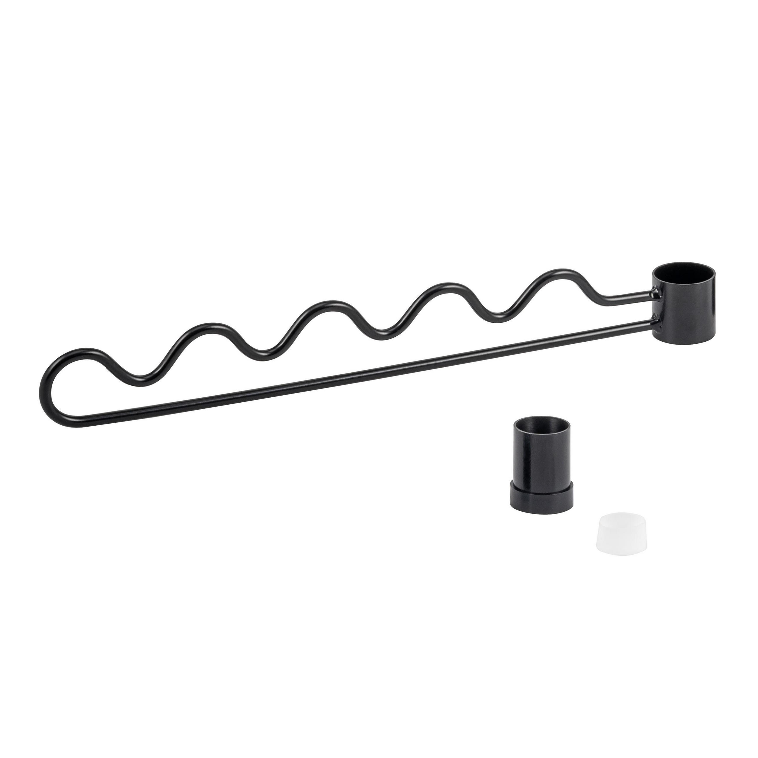 ZUSATZ-RANKHILFE, Metall, schwarz - Schwarz, Metall (4/3/30cm) - bremermann