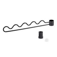 ZUSATZ-RANKHILFE, Metall, schwarz - Schwarz, Metall (4/3/30cm) - bremermann