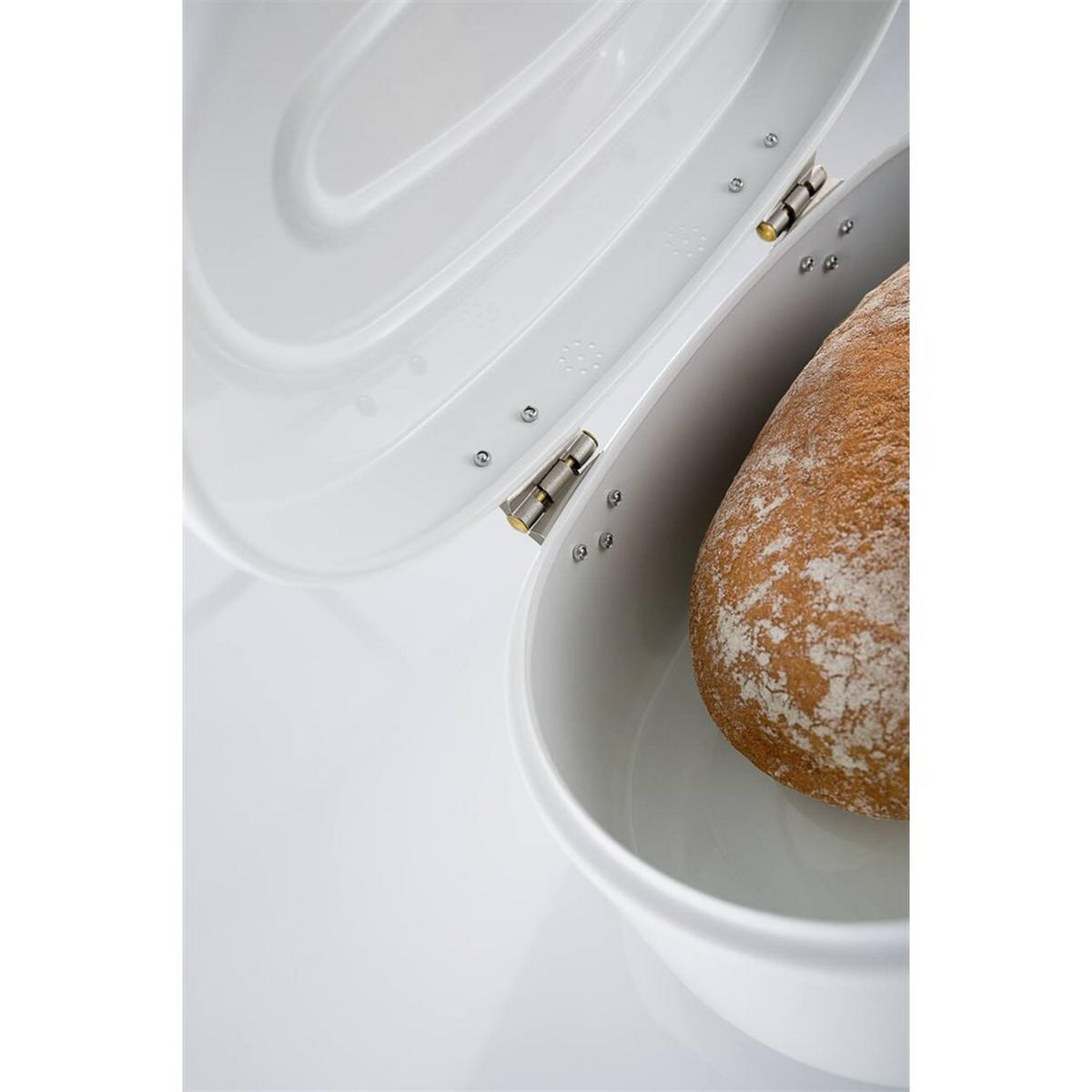 BROTKASTEN Single Elly Weiß matt - Weiß, Metall (19.4/14/32.2cm) - Wesco