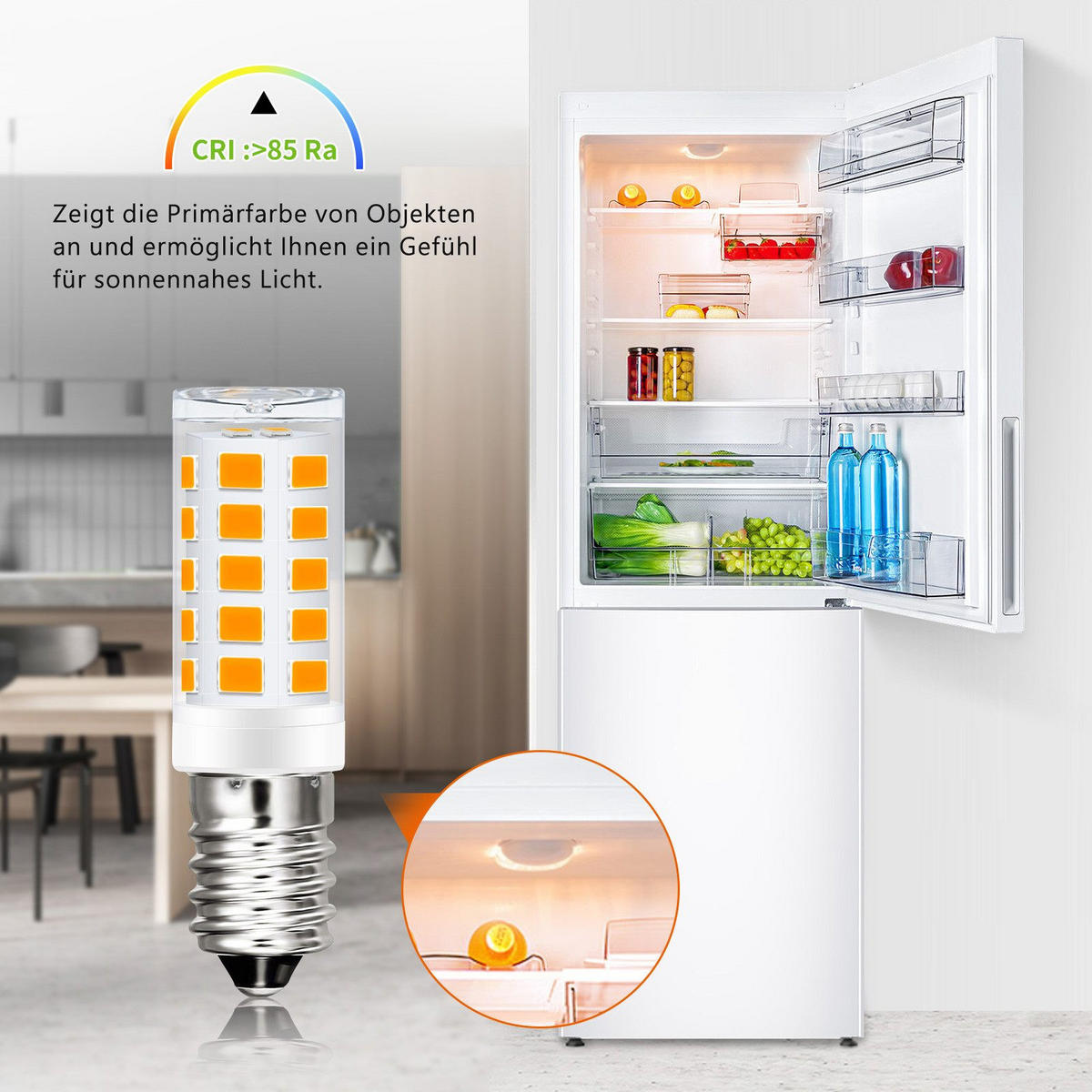 LEUCHTMITTEL Electramarae 1.5/1.5/5.5 cm - Transparent, Keramik (1.5/5.5cm) - ZMH