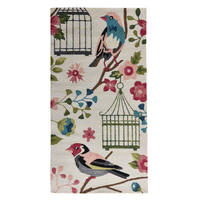 OUTDOORTEPPICH Rosetta 70x140 cm - Weiß, Textil (70/140cm) - Gino Falcone