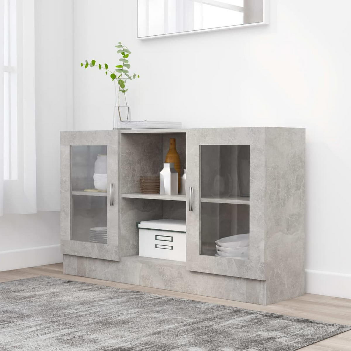 SIDEBOARD Ward 120/30.5/70 cm - Grau, Holzwerkstoff (120/70/30.5cm) - Nettlife