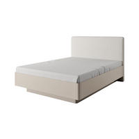 BETT Flore Beige 160x200 cm - Metallrahmen - Bettkasten - Gasdruckfedern - Beige, Holzwerkstoff/Textil (160/200cm) - Ravio