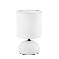 TISCHLAMPE LUCI - Weiß - 14/14/23 cm - Weiß, Keramik (14/14/23cm) - Trio Leuchten