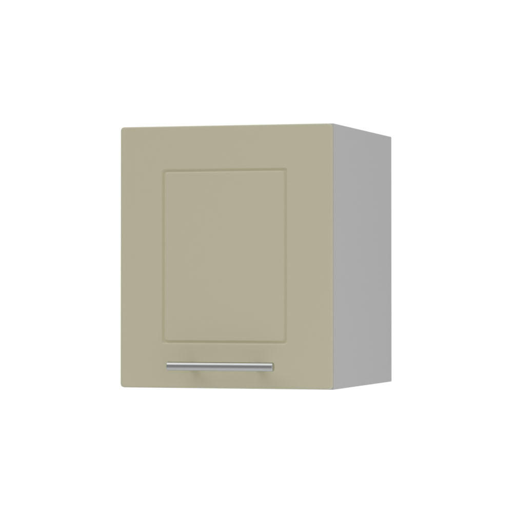KLAPPHÄNGESCHRANK Kvantum W4B/40 Vanille Matt / Grau Matt 40 / 32,5 / 36cm - Creme/Grau, Holz/Holzwerkstoff (40/36/32.5cm) - Feldmann-Wohnen