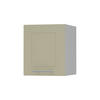 KLAPPHÄNGESCHRANK Kvantum W4B/30 Vanille Matt / Grau Matt 30 / 32,5 / 36cm - Creme/Grau, Holz/Holzwerkstoff (30/36/32.5cm) - Feldmann-Wohnen