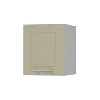 KLAPPHÄNGESCHRANK Kvantum W4B/30 Vanille Matt / Grau Matt 30 / 32,5 / 36cm - Creme/Grau, Holz/Holzwerkstoff (30/36/32.5cm) - Feldmann-Wohnen