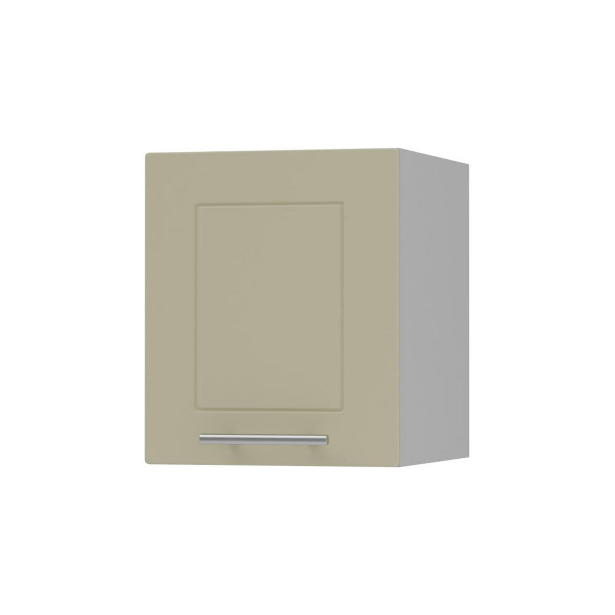KLAPPHÄNGESCHRANK Kvantum W4B/30 Vanille Matt / Grau Matt 30 / 32,5 / 36cm - Creme/Grau, Holz/Holzwerkstoff (30/36/32.5cm) - Feldmann-Wohnen