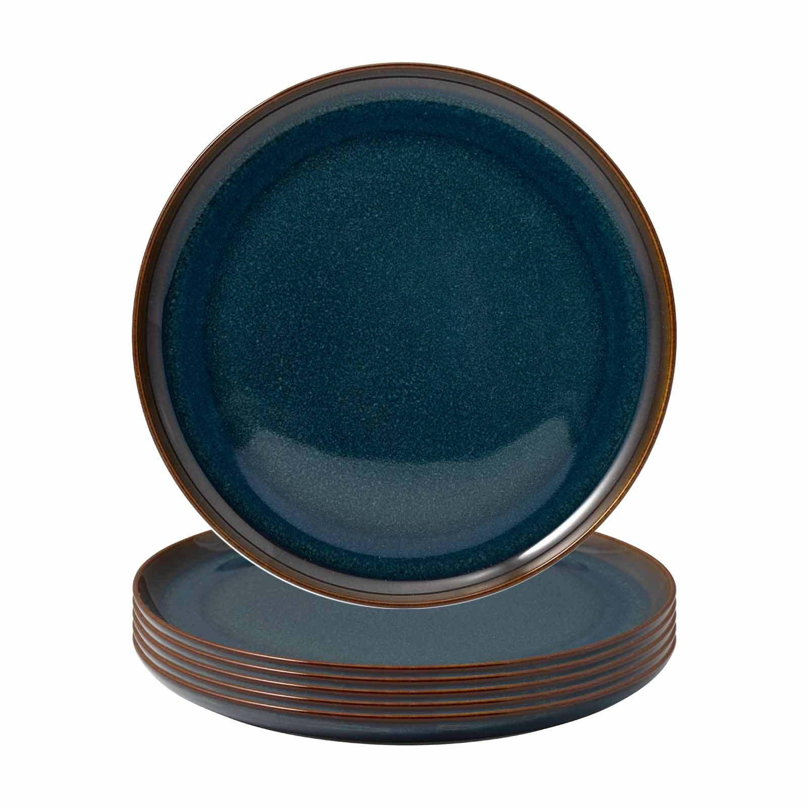 FRÜHSTÜCKSTELLER Crafted Denim ø 21 cm 6er Set - Dunkelblau, Keramik (21cm) - like.Villeroy & Boch