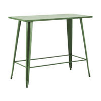 HOCHTISCH, Kaktusgrün - Grün, Metall (120/60/101cm) - Oviala