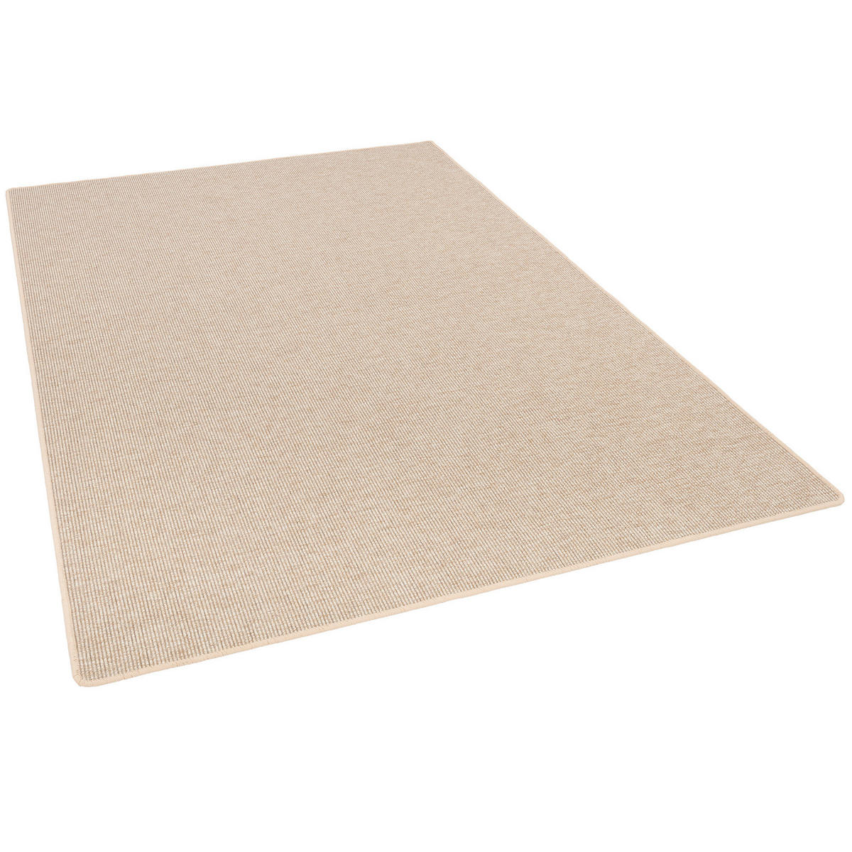 NATUR SISAL-OPTIK TEPPICH TAFF - Honig, Textil (100/100cm) - Snapstyle