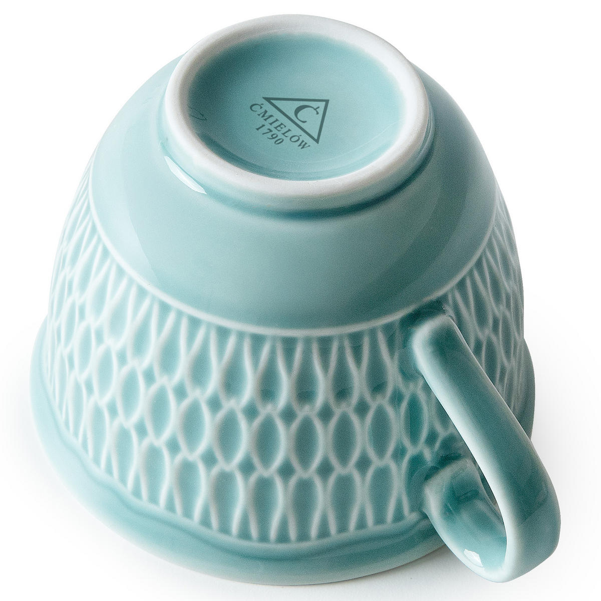KAFFESERVICE CMIELOW SOFIA Kaffetassen-Set - Hellblau, Keramik (15.7/7.5/15.7cm) - KONSIMO®