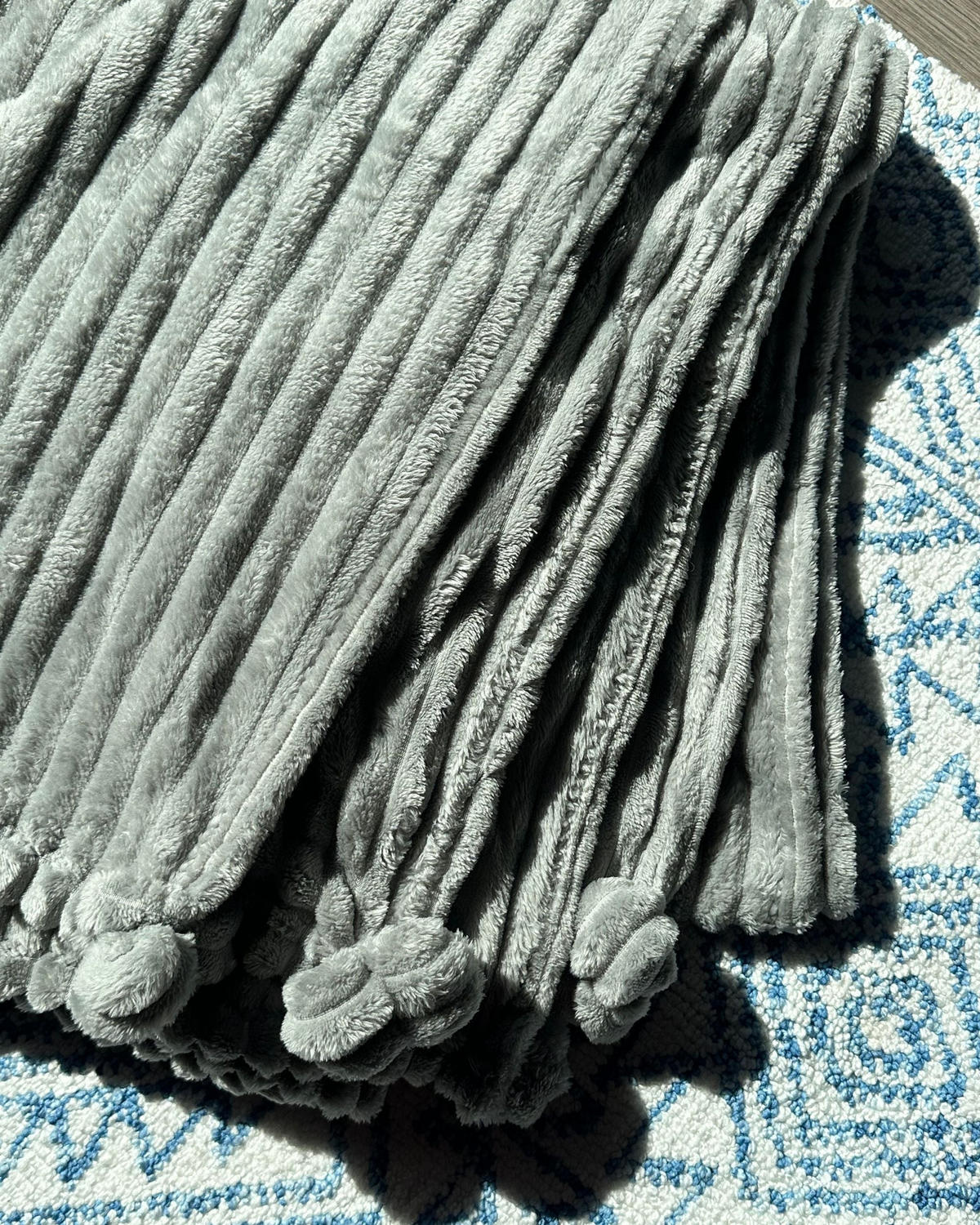 DEKA Šedá Kaweri 150/200 cm - šedá, textil (150/200cm) - Beliani
