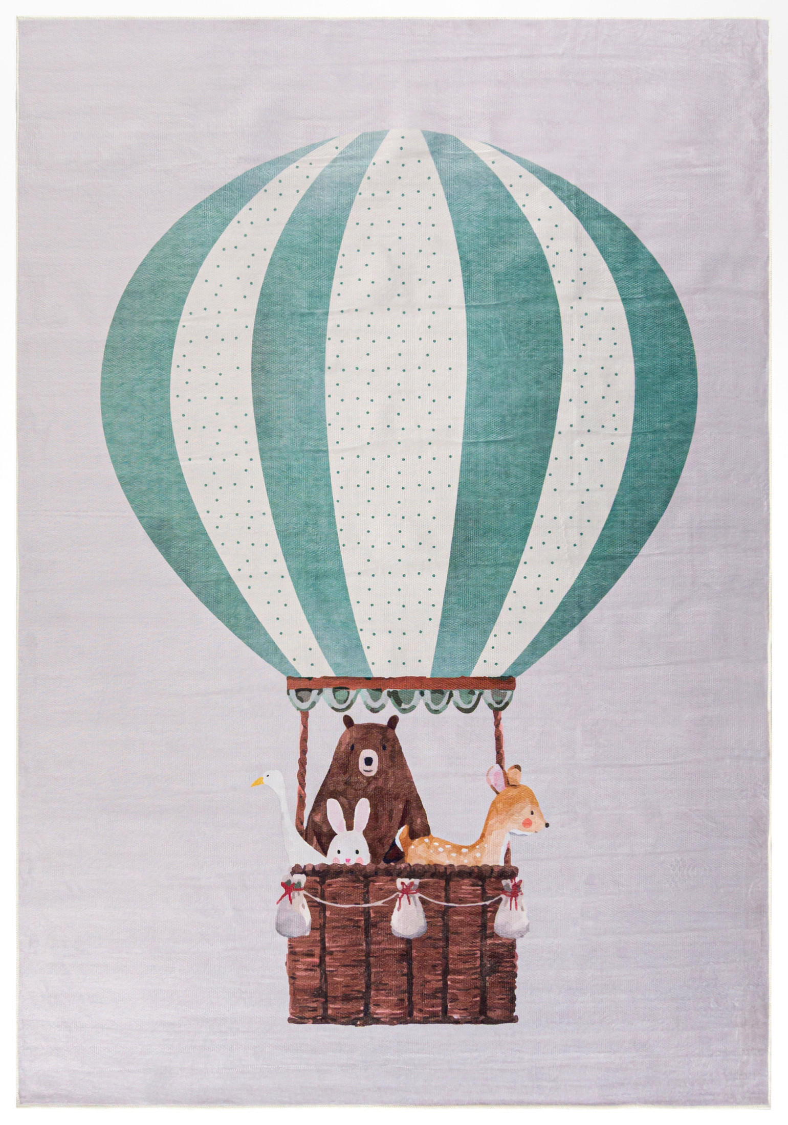 DETSKÝ KOBEREC pieskový balón - 140 x 200 cm - piesková/béžová, textil (140/200cm) - Mazovia