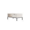 COUCHTISCH Austin II 60/45,4/100 cm - Schwarz/Weiß, Holzwerkstoff (100/60/45cm) - Kocot Kids