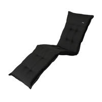 LIEGENAUFLAGE Rippe 200/65 cm - Schwarz, Textil (60/7/200cm) - Madison