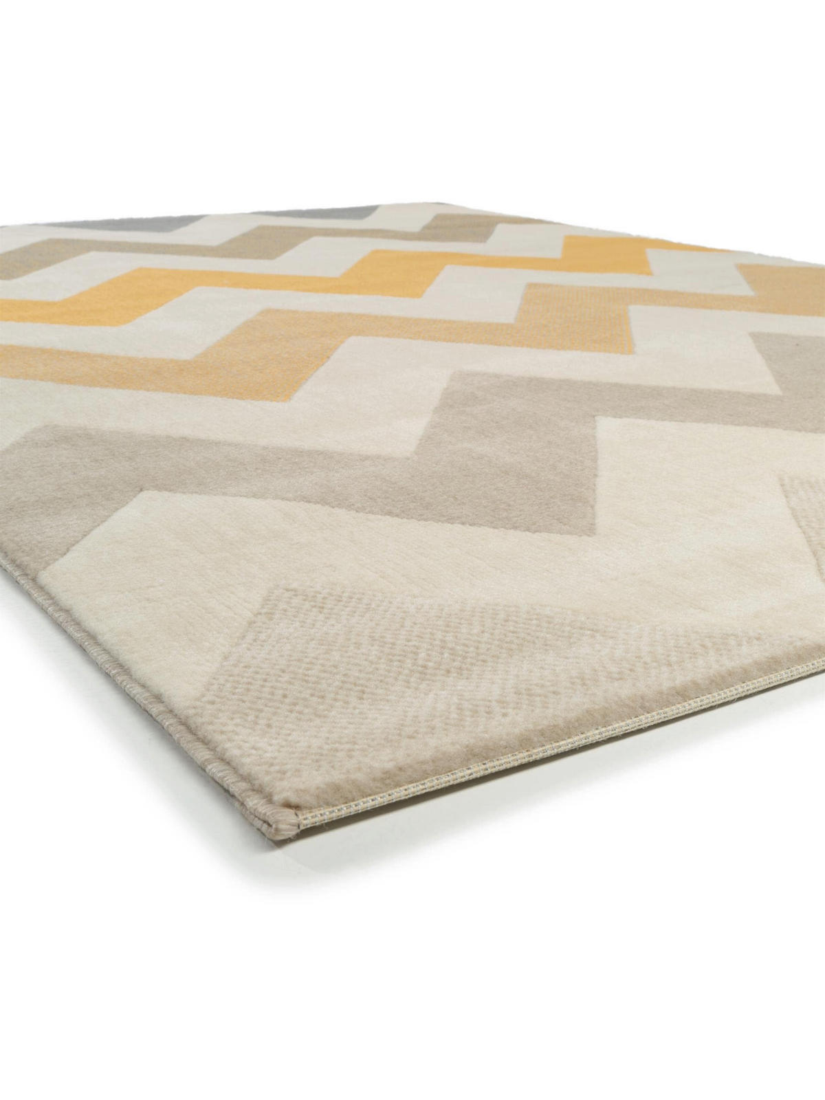 TEPPICH Dessert Gelb 120x170 cm - Gelb, Textil (120/170cm) - benuta Pop