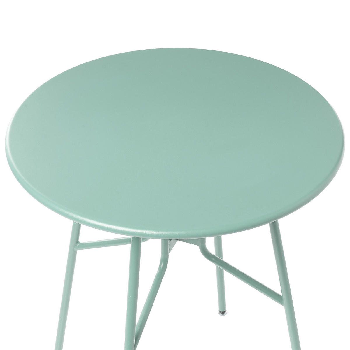 BISTROTISCH 64/64 cm Metall Hellgrün Taltal - Hellgrün, Metall (64/64/76cm) - Beliani