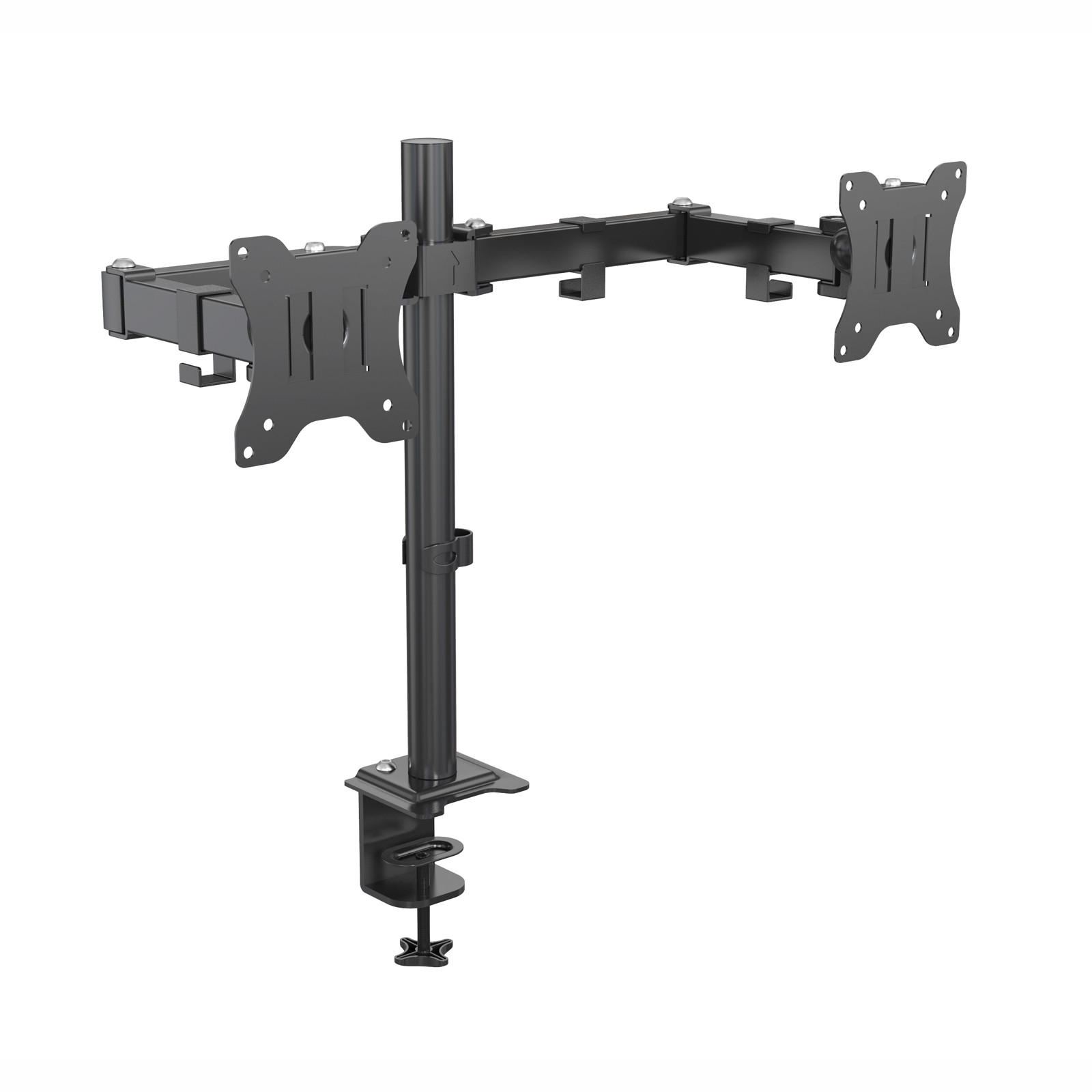 MONITORHALTERUNG Mokpo 2-tlg. - Schwarz, Metall (7/81/40cm) - SVITA