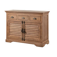SIDEBOARD Mango 120x45x90 beige geölt TOULOUSE #06 - Beige, Holz (120/90/45cm) - Massivmoebel24