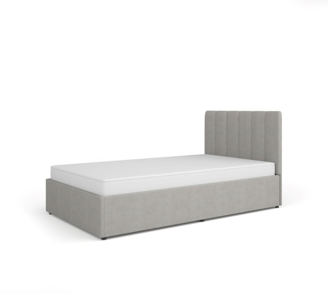 Bettso Polsterbett Grau 120x200 cm