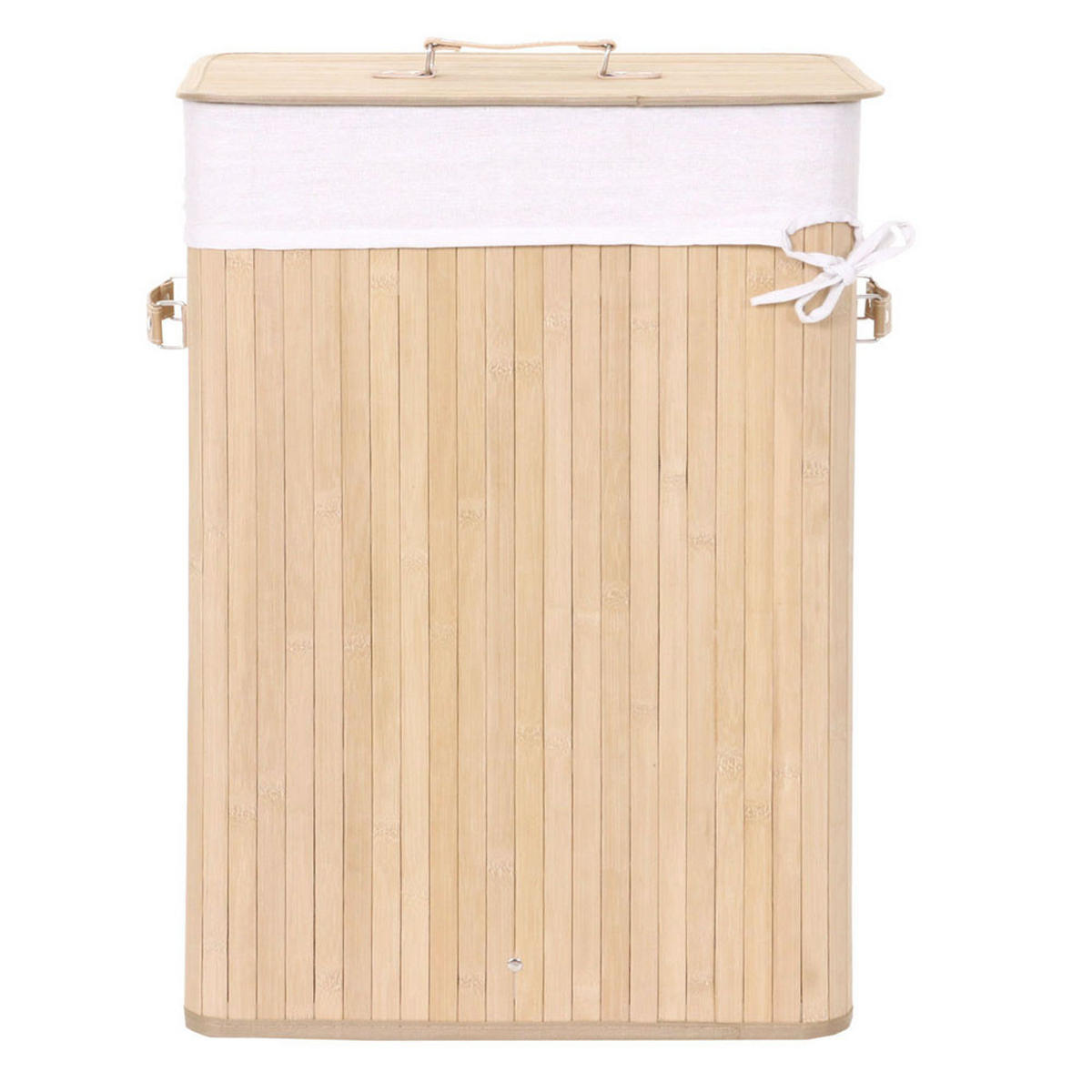 KOŠ NA PRÁDLO Dekor buk, krémovo biela - farba buka/krémová, drevo (43/61/32cm) - MCW